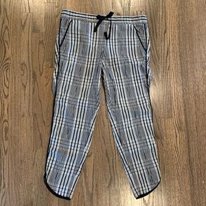 LOFT Plaid Joggers